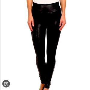 Black SPANKX Faux Leather Leggings